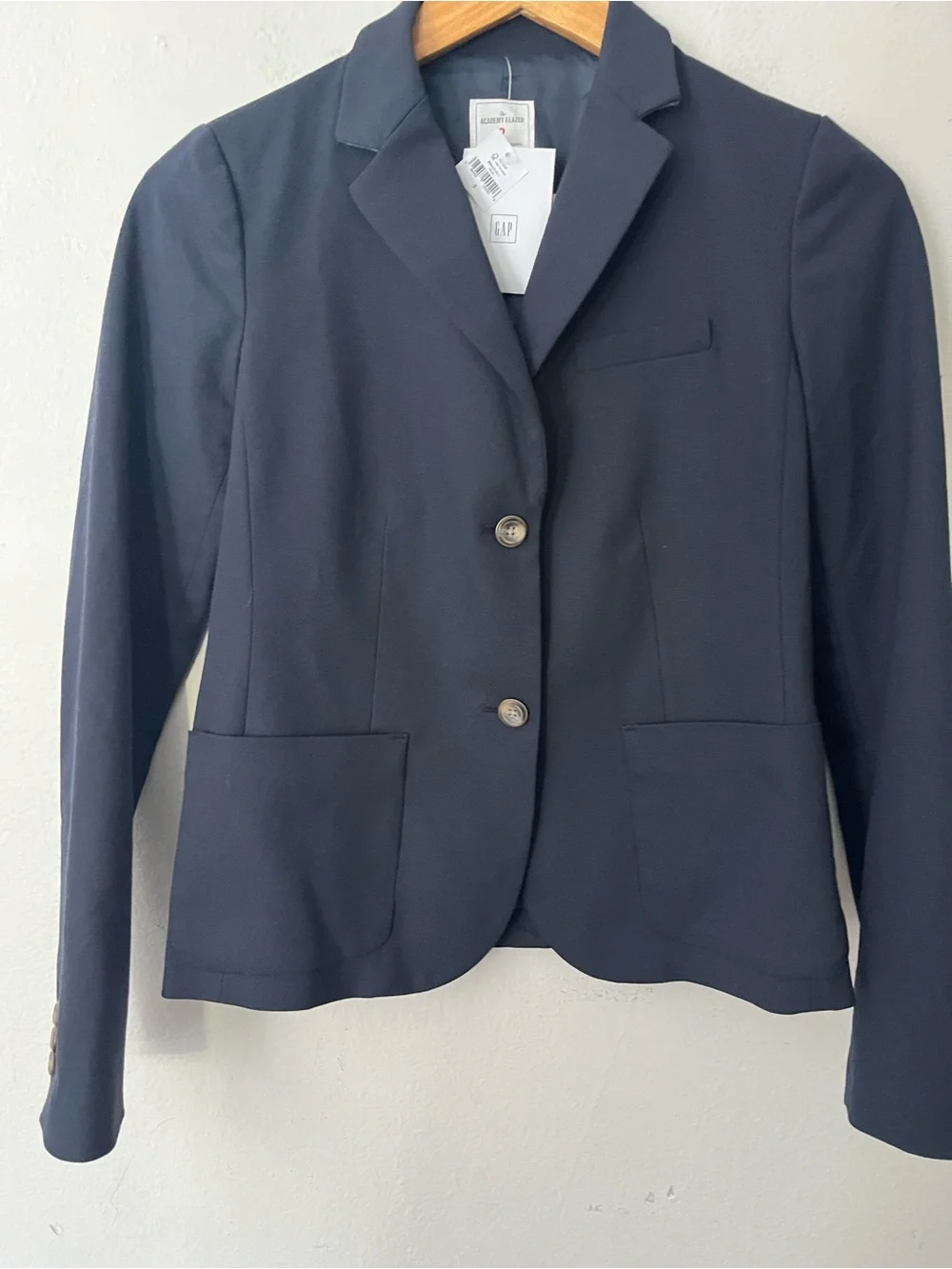 NWT GAP The Academy Blazer Navy Blue Women's Sz 2